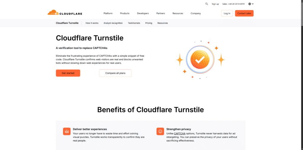Cloudflare Turnstile