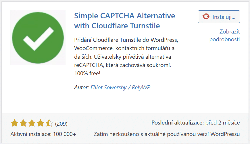 Simple CAPTCHA Alternative with Cloudflare Turnstile