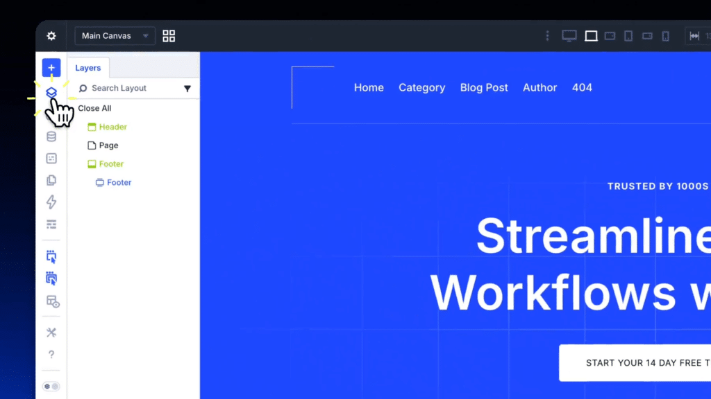Divi 5 - Upravitelné oblasti v Theme Builderu (Kompletní editace webu)